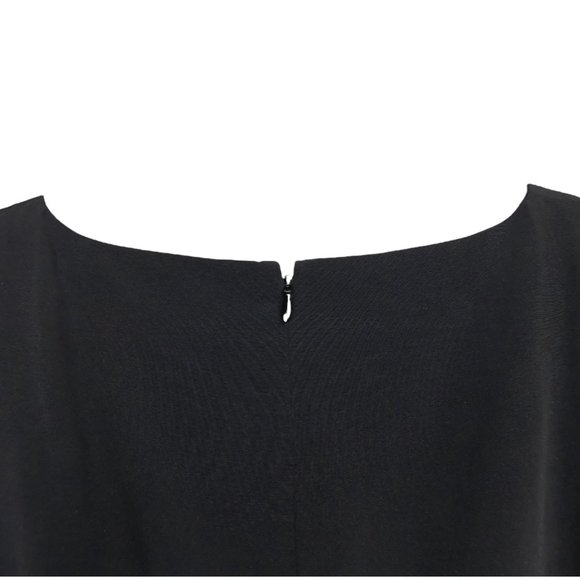 NWT Staud Iris Mini Dress in  Black Women's Size 10 - Picture 4 of 6